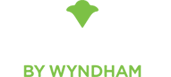 green logo By Wyndham on a white background and green lettering