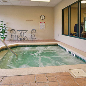 relax in our indoor whirlpool after a day of business or travelling 